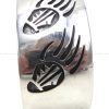 Hopi Sterling Silver Overlay Bear Paw Cuff Bracelet - Image 3