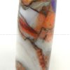 Zuni Bernard Laiwakete Composite Magenta and Orange Spiny Oyster Shell Carved Stone Bear Fetish - Image 5