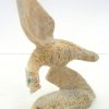 Zuni deer antler carved stone flying dragon fetish by Scott Garnett