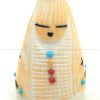 Zuni carved stone sea snail shell corn maiden fetish