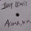Acoma Judy Lewis Handmade and Hand Painted Corn Maiden Figurine - Image 7