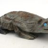 Zuni carved stone picasso marble badger fetish by Derrick Kamasee