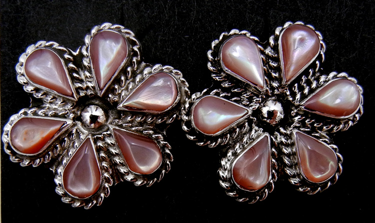 pink mussel shell jewelry