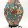 Mata Ortiz Bianca Arras Handmade, Hand Painted and Etched Flower, Butterfly and Hummingbird Vase - Image 4