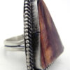 Navajo Purple Spiny Oyster Shell and Sterling Silver Ring - Image 3