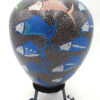 Mata Ortiz handmade and hand painted polychrome fish vase by Efrain Lucero Andrew
