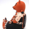 Cochiti/San Felipe Dena Suina Handmade Seated Bear Storyteller with Twelve Bear Cubs - Image 3