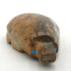 Zuni carved jasper mole fetish by Fred Weekaty