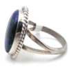 Navajo Azurite and Sterling Silver Ring - Image 3
