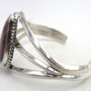 Navajo Elroy Chavez Purple Spiny Oyster and Sterling Silver Cuff Bracelet - Image 3