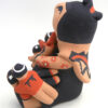 Jemez Vernida Toya Handmade Seated Storyteller Figurine with Four Children - Image 3