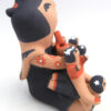 Jemez Vernida Toya Handmade Seated Storyteller Figurine with Four Children - Image 5