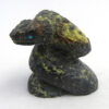 Zuni Scott Garnett Carved Gaspeite Snake Fetish - Image 3