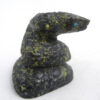 Zuni Scott Garnett Carved Gaspeite Snake Fetish - Image 5