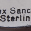 Navajo Alex Sanchez Sterling Silver and Coral Petroglyph Style Pendant - Image 3