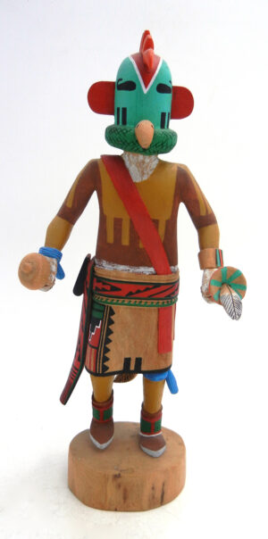 Hopi chicken kachina doll by William James