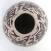 Mata Ortiz Lupe Rodriguez Small Handmade, Etched and Painted Butterfly Pattern Jar - Image 4