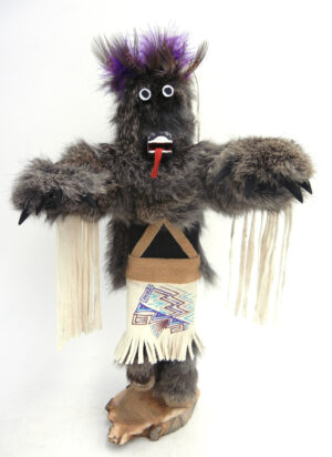 Navajo large bear kachina doll by Victor Abeita