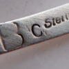 Navajo Elroy Chavez Lapis and Sterling Silver Cuff Bracelet - Image 4