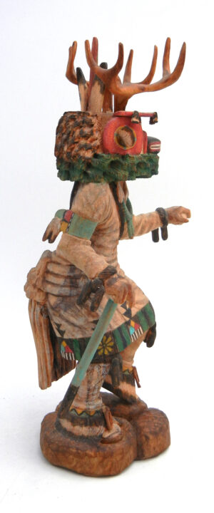 Hopi Malcolm Fred One Piece Deer Dancer Kachina Doll