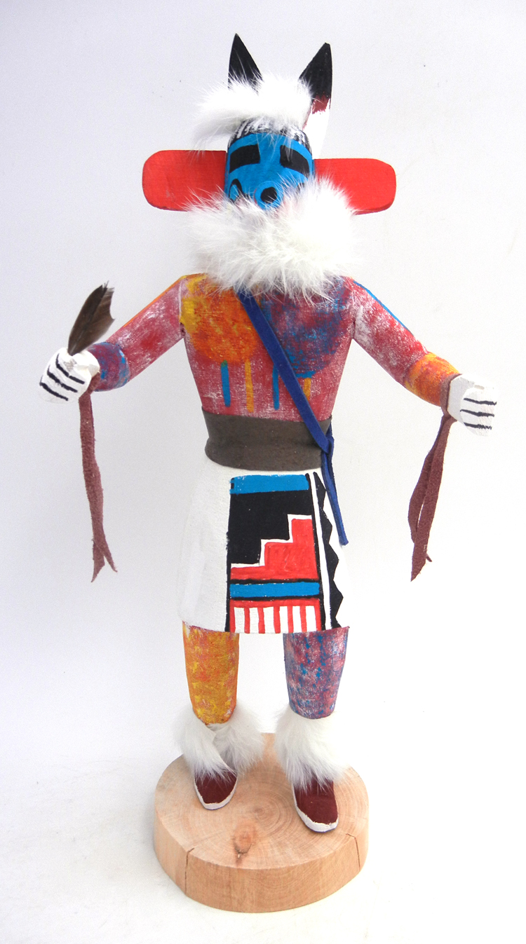 Navajo large early morning singer kachina doll by Albert Chavez