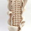 Navajo handmade white micaceous corn mother figurine by Nora Yazzie