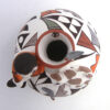 Acoma Judy Lewis Small Polychrome Handmade and Hand Painted Jar with Boy and Animals - Image 6