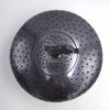 Mata Ortiz Mariano Quezada Handmade Polished Black Dotted Jar with Kokopelli Lid - Image 6