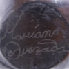 Mata Ortiz Mariano Quezada Handmade Polished Black Dotted Jar with Kokopelli Lid - Image 9