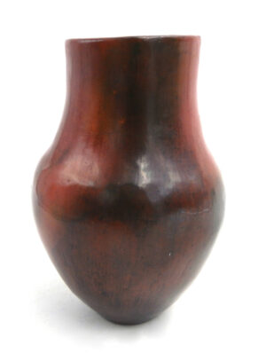 Navajo small handmade pine pitch vase by Alice Cling