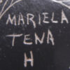 Mata Ortiz Mariela Tena Small Handmade and Etched Black and White Dog and Cat Jar - Image 6