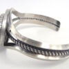 Navajo Walter Vandever Wild Horse and Sterling Silver Cuff Bracelet - Image 3