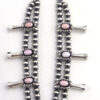 Navajo Small Pink Conch and Sterling Silver Squash Blossom Necklace - Image 3