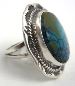 Navajo Turquoise and Sterling Silver Ring