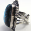 Navajo Bennie Ration Turquoise and Sterling Silver Ring - Image 3