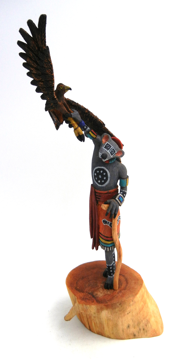 Hopi/Laguna warrior mouse kachina doll by Ray Jose