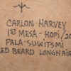 Hopi Carlon Harvey Red Beard Longhair Kachina Doll - Image 7