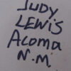 Acoma Judy Lewis Small Handmade and Hand Painted Bird and Flower Pattern Jar - Image 5