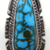 Navajo turquoise and sterling silver ring