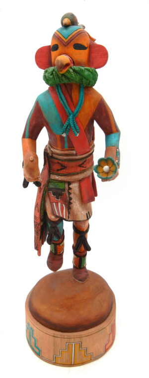 Hopi Parrot kachina doll by Lauren Honyouti