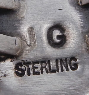 Navajo Juan Guerro Wild Horse and Sterling Silver Ring - Image 4