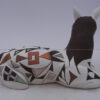 Acoma Judy Lewis Handmade and Hand Painted Polychrome Horse Figurine - Image 4