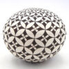 Acoma Rachel Concho Handmade and Hand Painted Polychrome Eyedazzler Seed Pot - Image 3