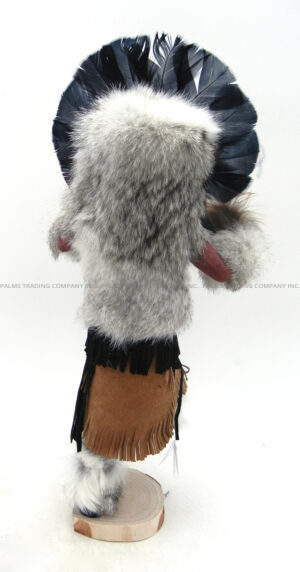 Navajo Victor Abeita Large Sunface Kachina Doll - Image 4