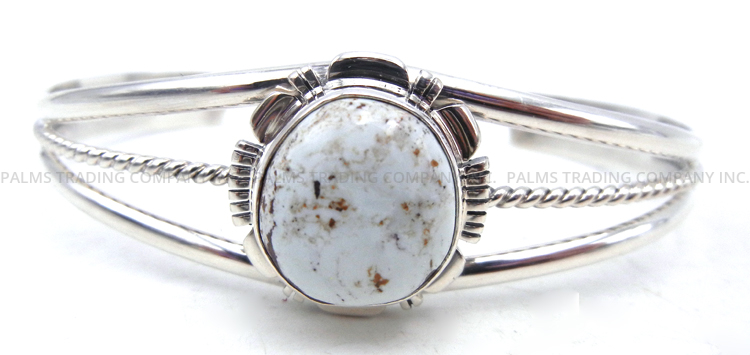 Navajo Dry Creek turquoise and sterling silver cuff bracelet