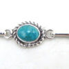 Navajo Multi-Stone and Sterling Silver Link Bracelet - Image 4