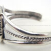 Navajo Will Denetdale Green Turquoise and Sterling Silver Cuff Bracelet - Image 3